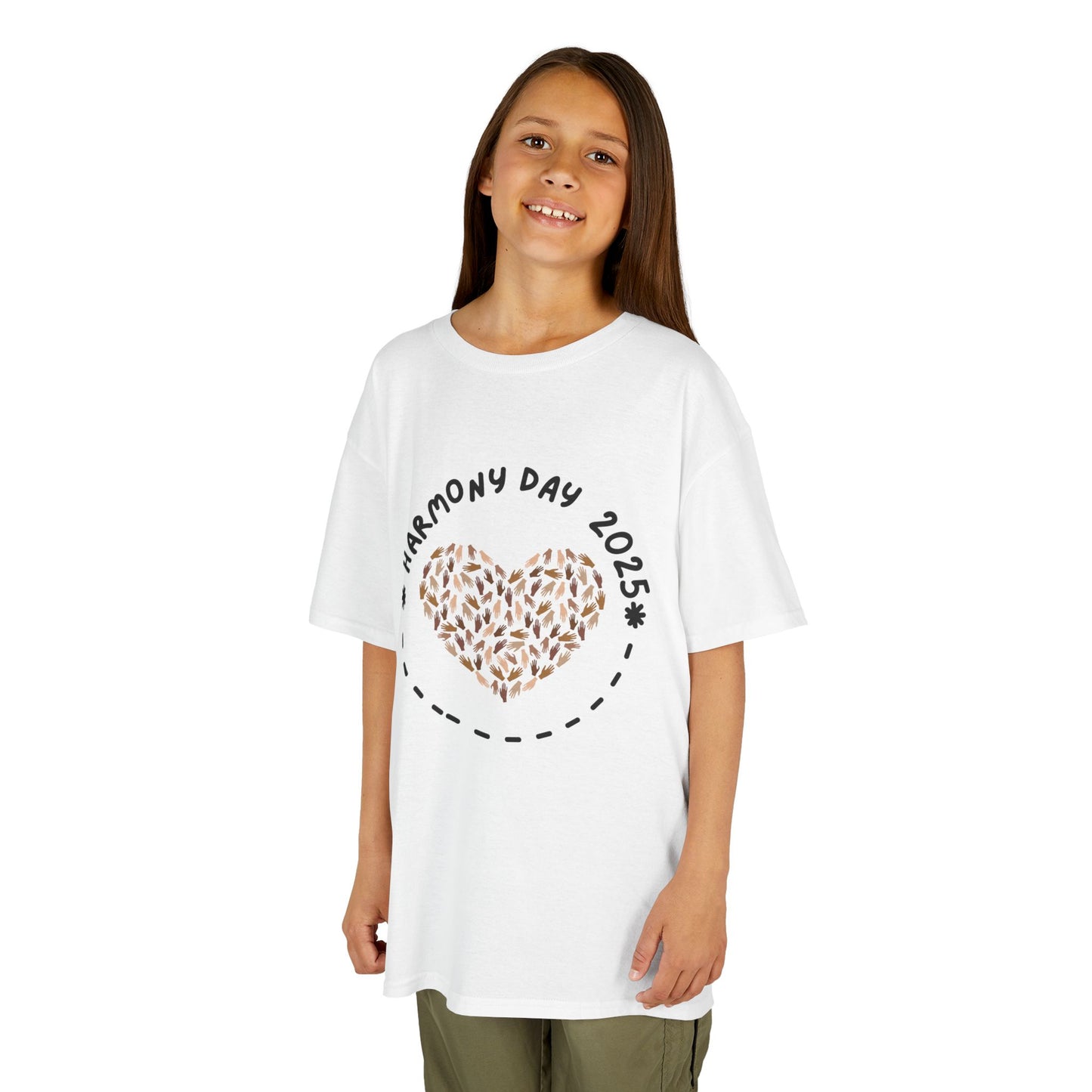 Heart of Harmony: Harmony Day cotton kids tee