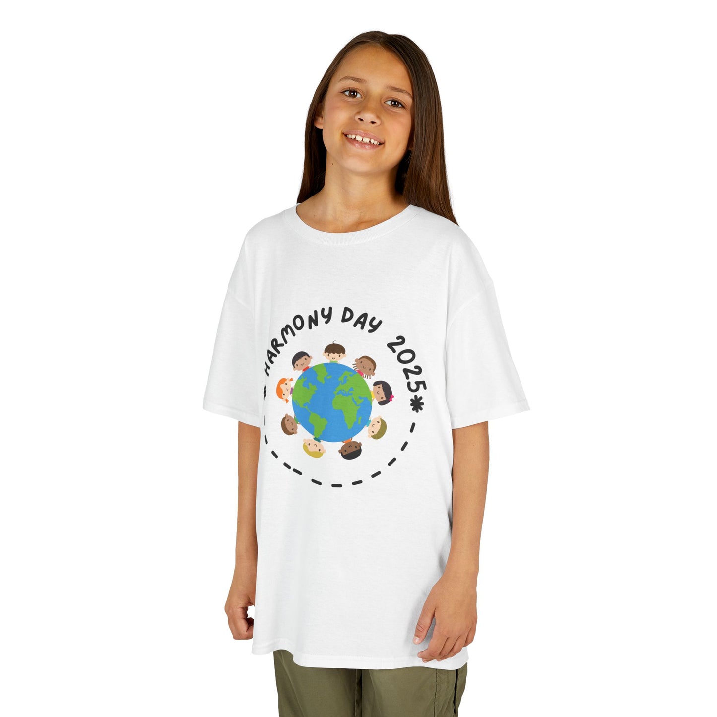 Harmony World: Harmony Day cotton kids tee