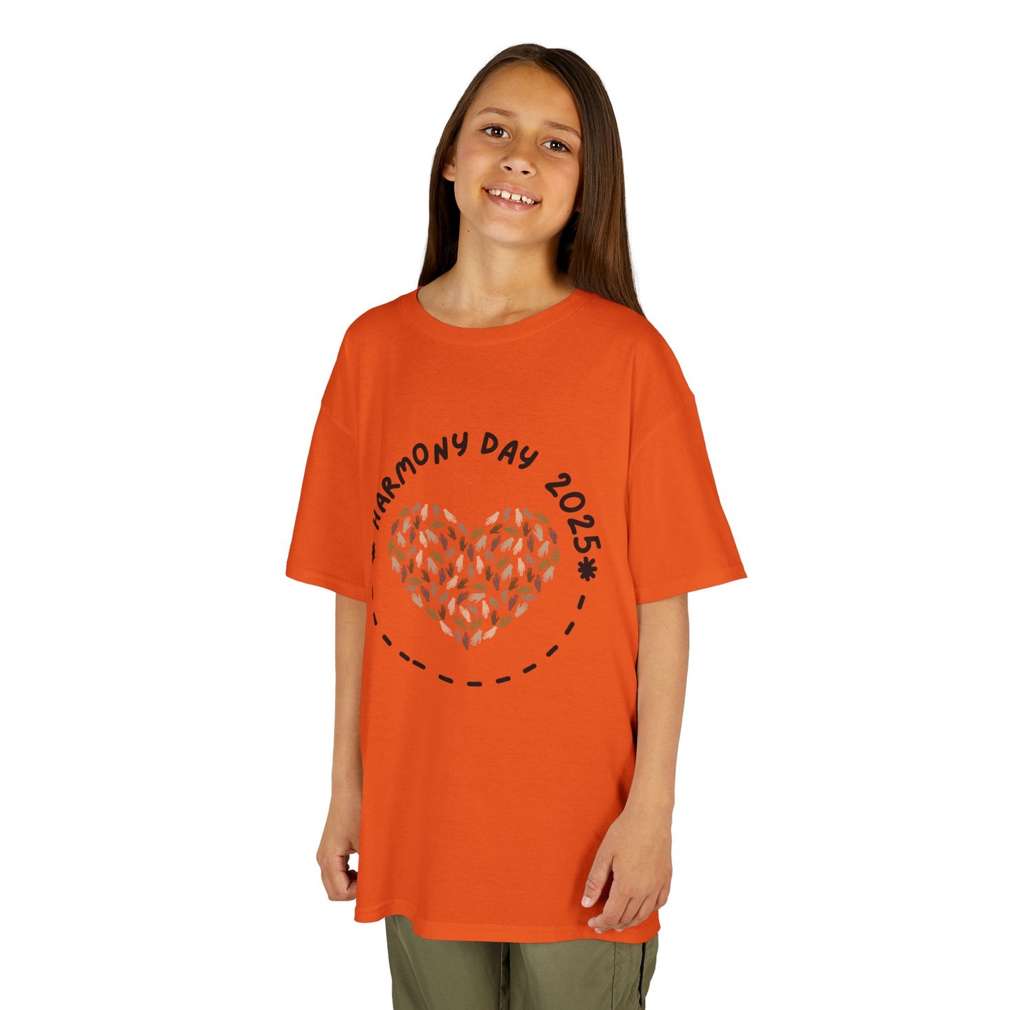 Heart of Harmony: Harmony Day cotton kids tee