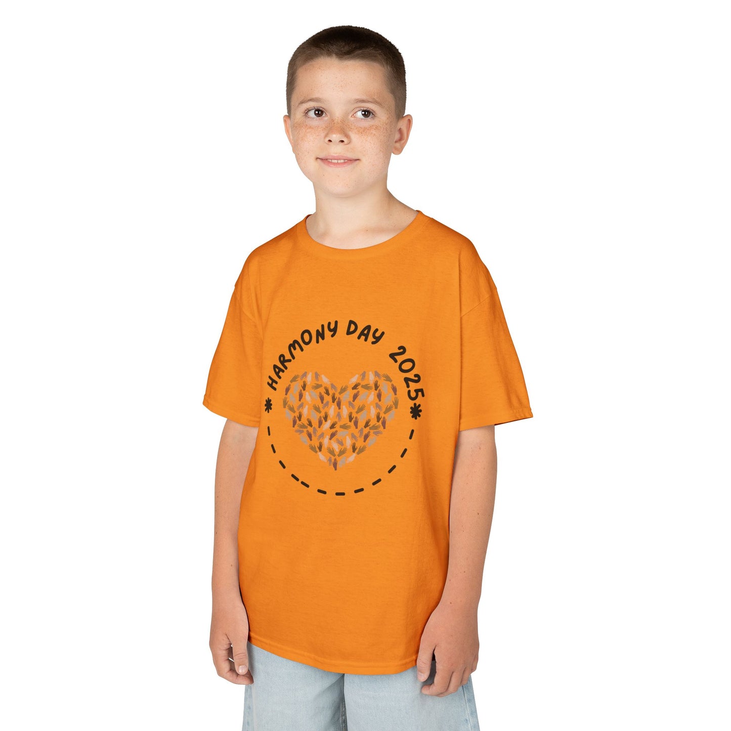 Heart of Harmony: Harmony Day cotton kids tee